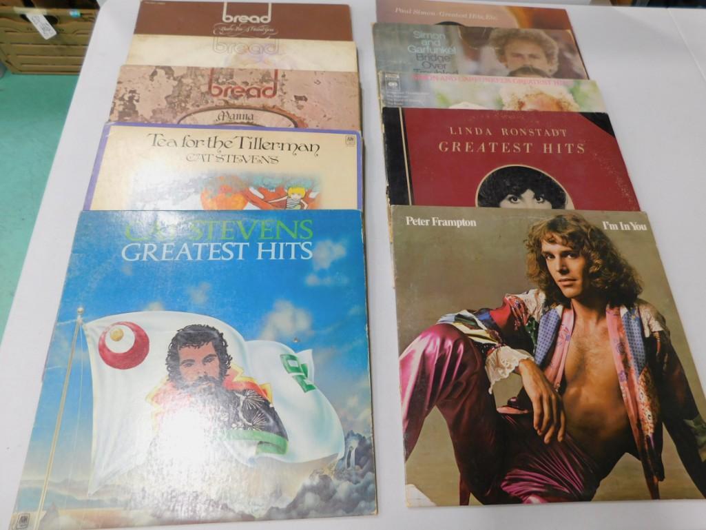 10 Vinyl Record Albums incl 3 Bread, 2 Simon and (1 of 6)