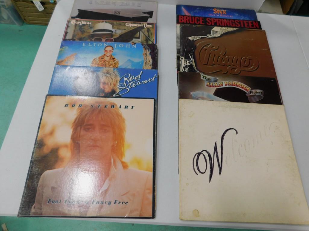 10 Vinyl Records incl Styx, Chicago, Alan Parson's (1 of 6)