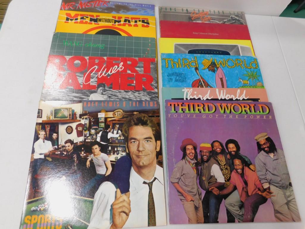 11 Vinyl Records incl Third World , Huey Lewis and the (1 of 6)