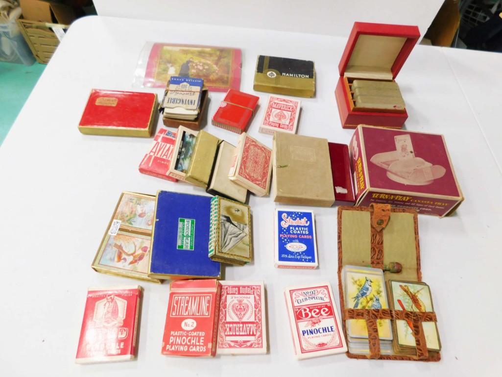 Lot of Over 20 Packs of Playing Cards and a Canasta (1 of 5)