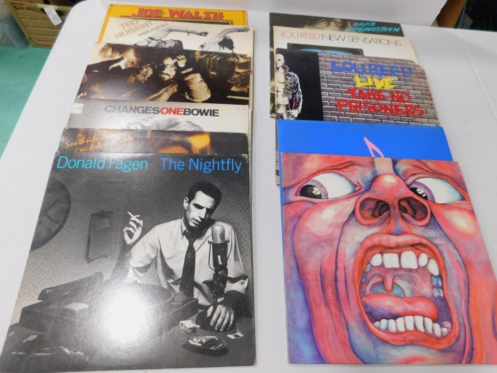 13 Vinyl Records incl 2 Bruce Springsteen , 3 Lou Reed (1 of 9)