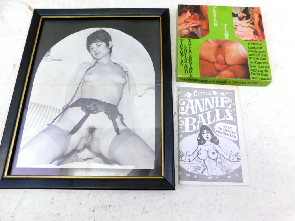 Adult Lot - Framed picture, 8 MM Movie and Little Annie (1 of 5)