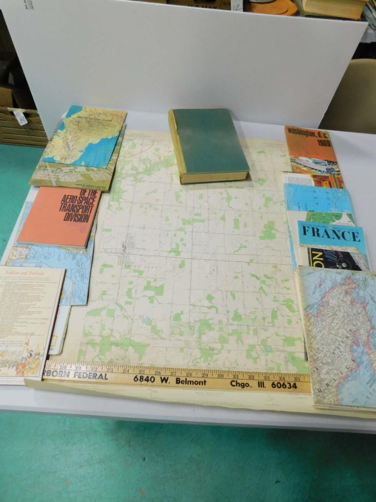 Ephemera Lot incl Maps and a Nasa Brochure (1 of 6)