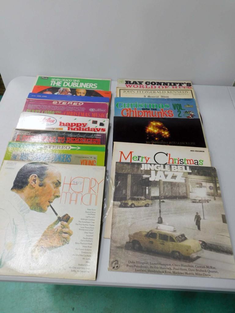 Lot of 13 Vinyl Records incl Chipmunks Christmas , Ray (1 of 8)