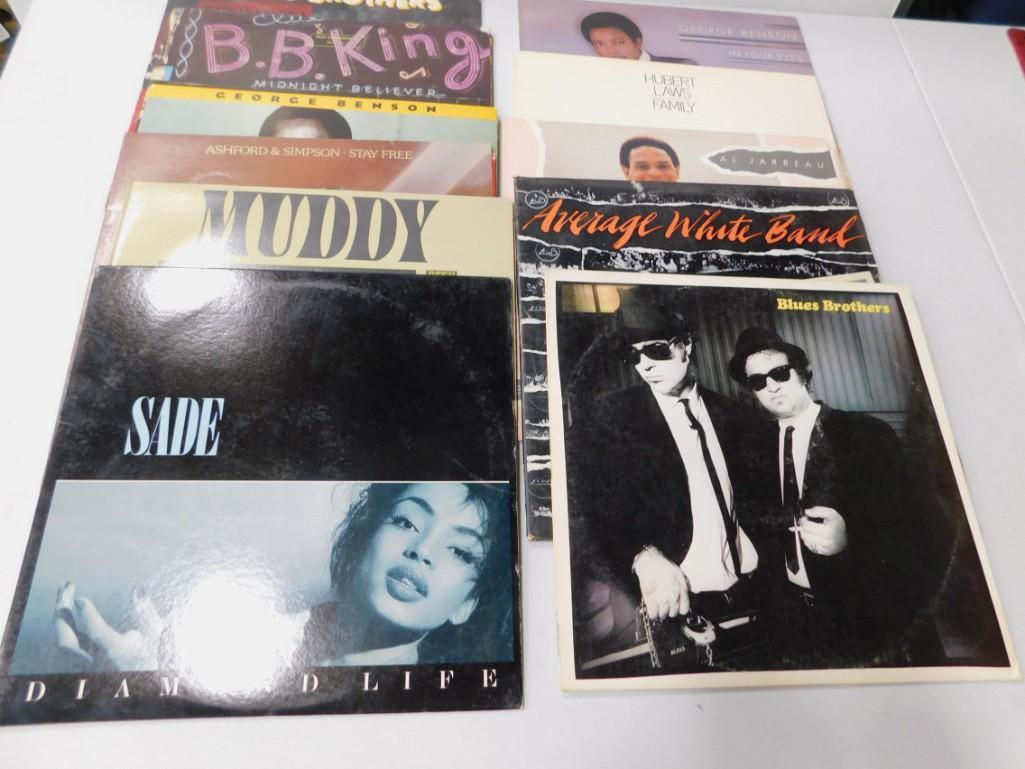 11 Vinyl Records incl 2 Blues Brothers , BB King , (1 of 6)