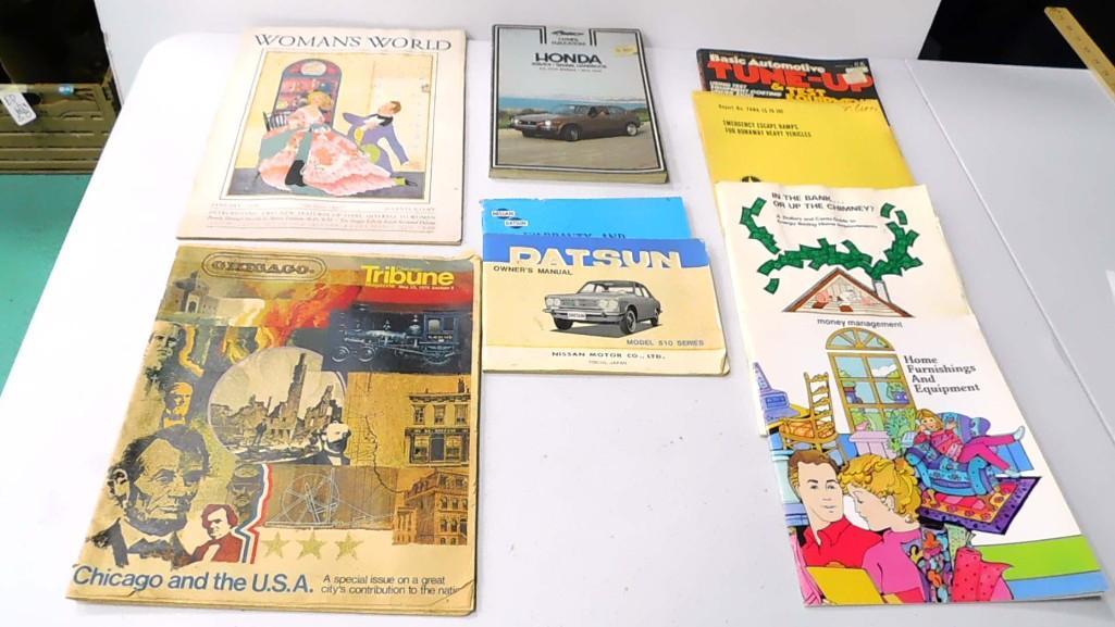 Vintage Ephemera Lot incl Automobile Brochures (1 of 4)