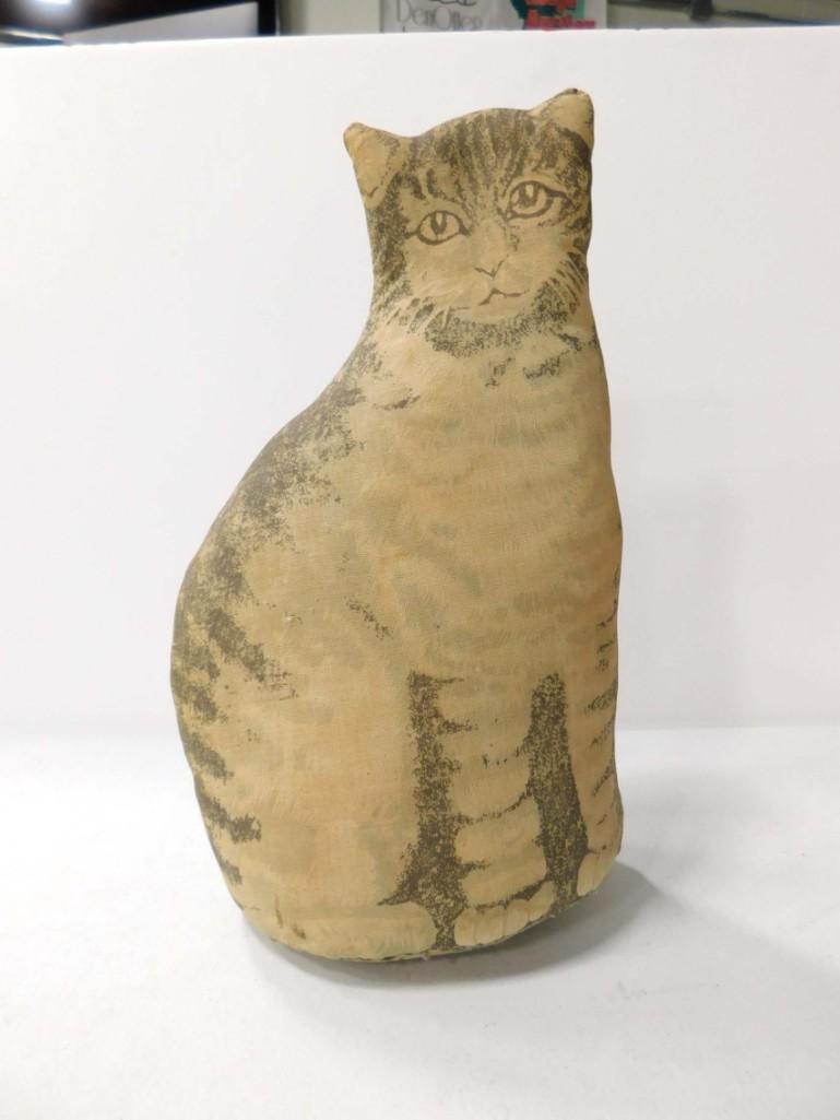 Vintage Cat Doorstop: Vintage Kitty Cat Doorstop Measures about 13" Tall