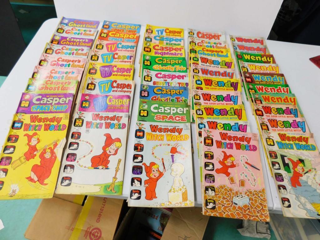 45 Vintage Casper and Wendy Comic Books (1 of 4)