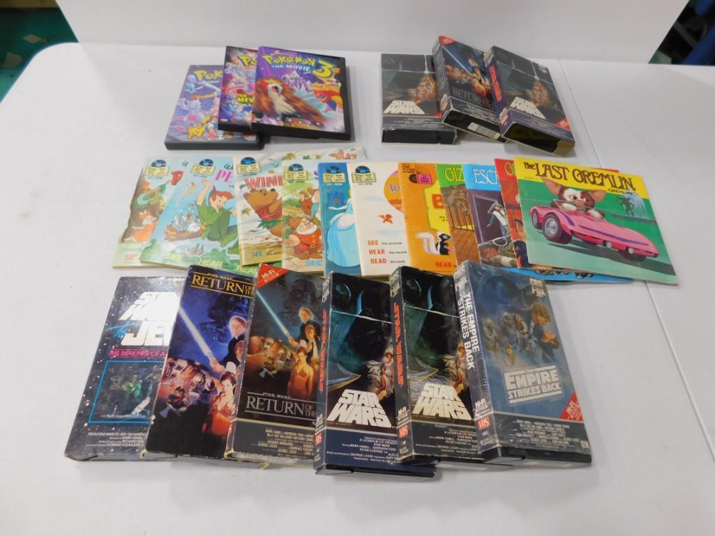 Lot of Star Wars VHS , 3 Pokemon DVDs , 11 Children's (1 of 6)