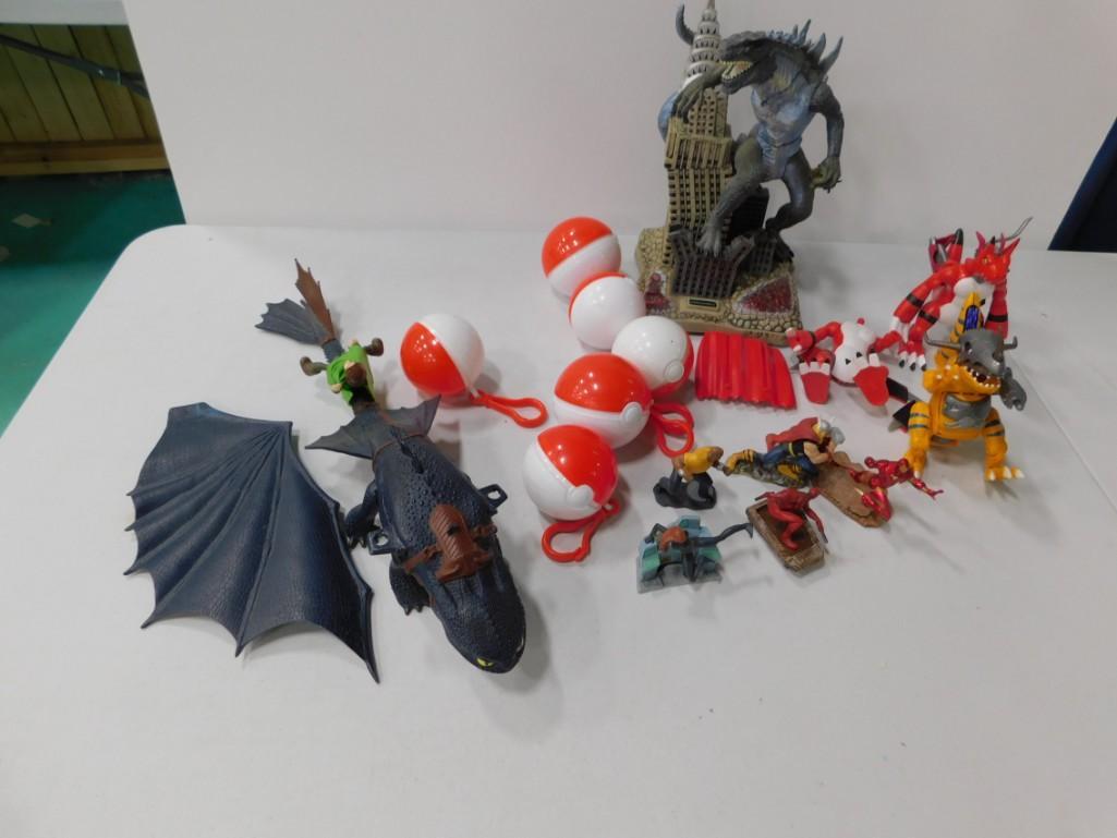 Digimon Action Figures , Pokemon , Godzilla Electronic (1 of 6)