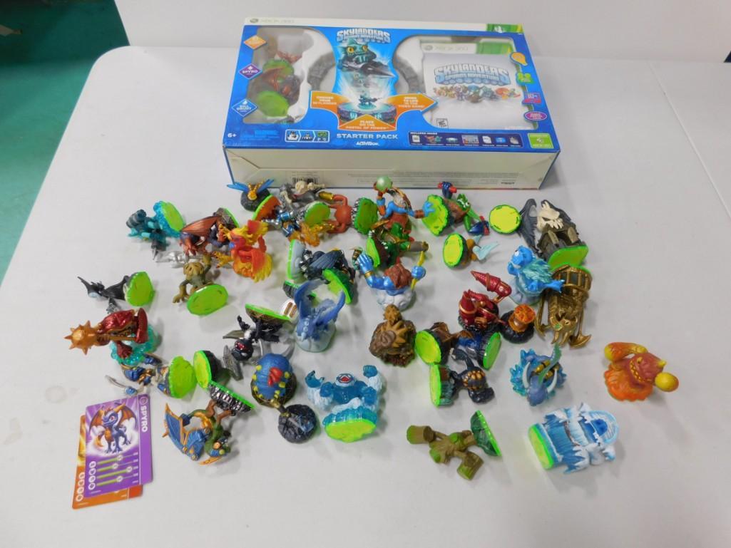 Skylanders Starter Pack plus 30+ Loose Figures and (1 of 4)