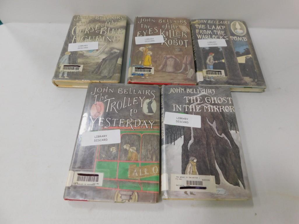 Lot of 5 Books incl 4 John Bellairs 1st Editions and (1 of 3)