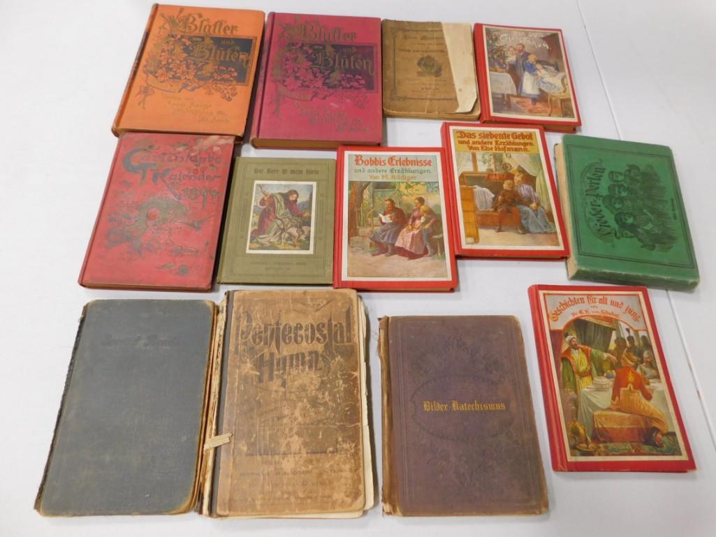 13 Antique German Books (1 of 4)