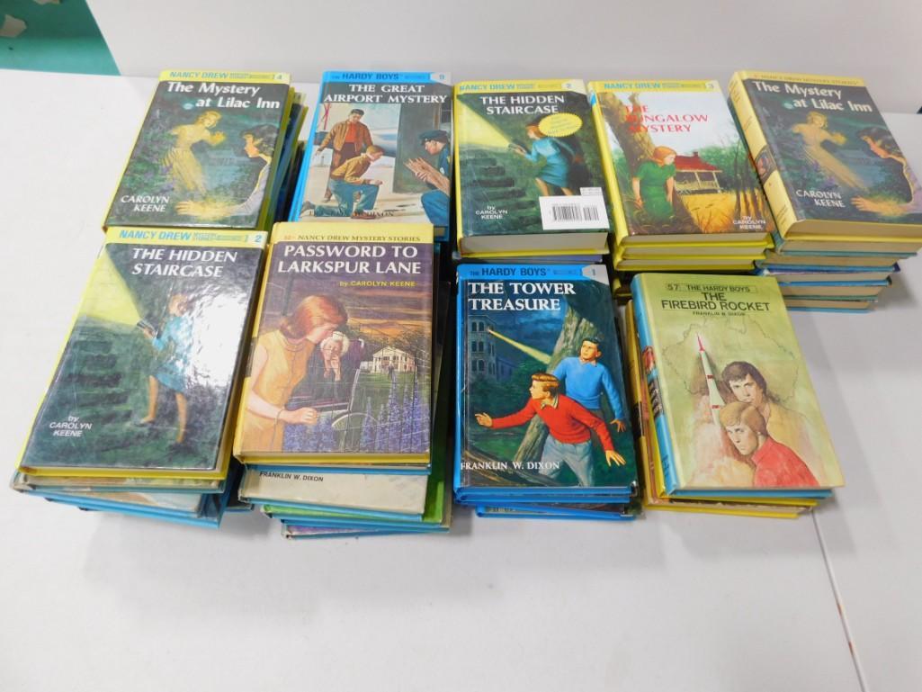 49 Hardcover Nancy Drew and Hardy Boys Books (1 of 6)