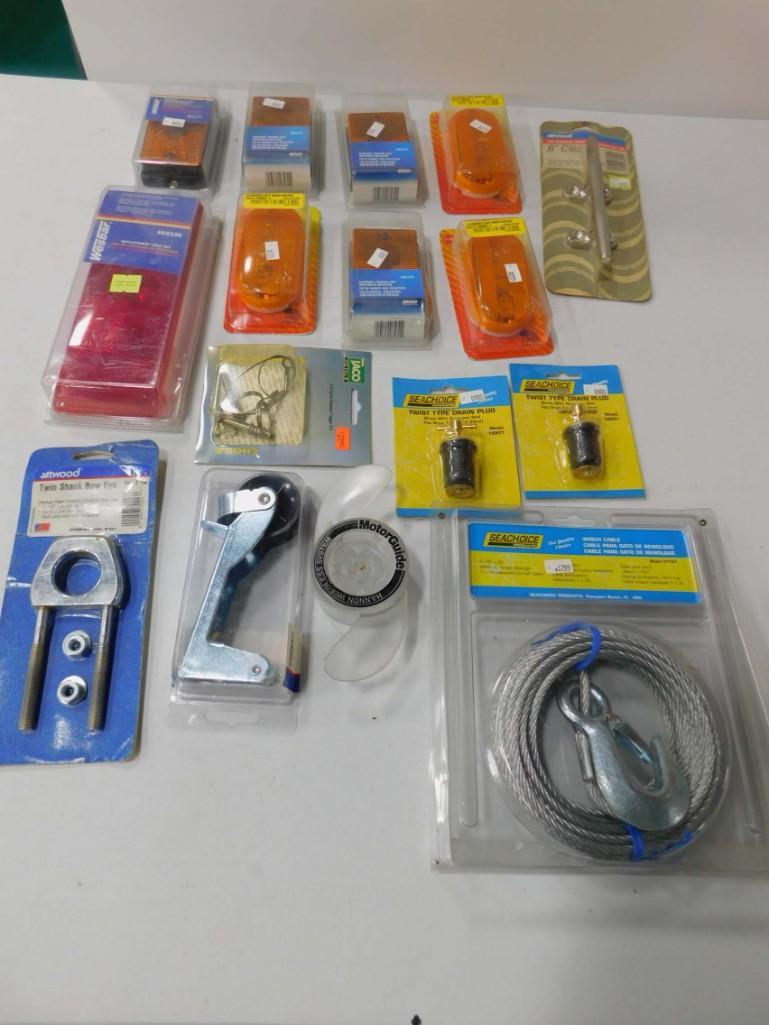 Hardware Lot incl Reflectors , Hooks , Wire , etc (1 of 4)