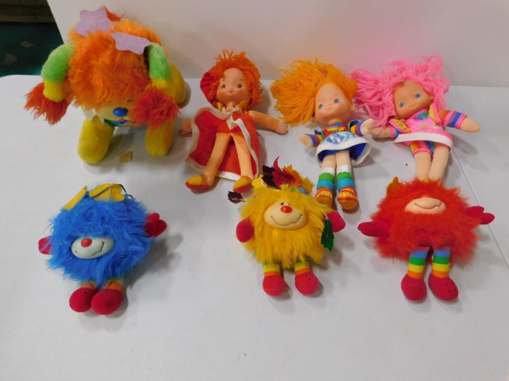 Rainbow Brite Lot incl 3 Dolls , 3 Sprites , 1 Puppy (1 of 3)
