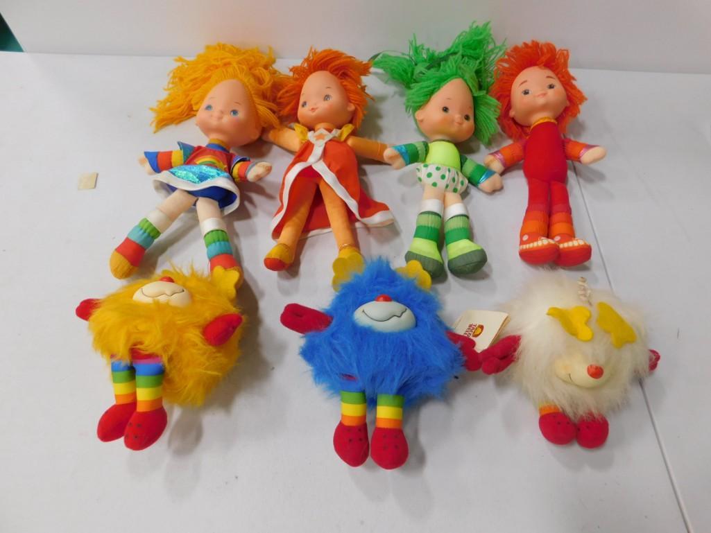 Rainbow Brite Lot incl 4 Dolls and 3 Sprites (1 of 3)