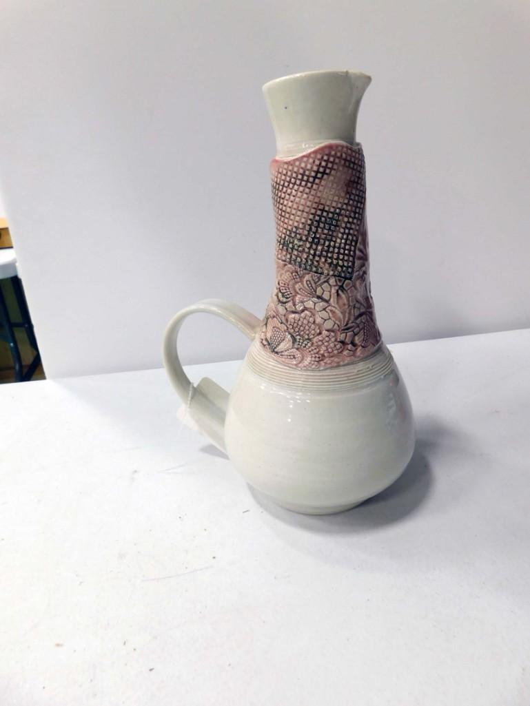 Signed Art Pottery Pitcher (1 of 3)