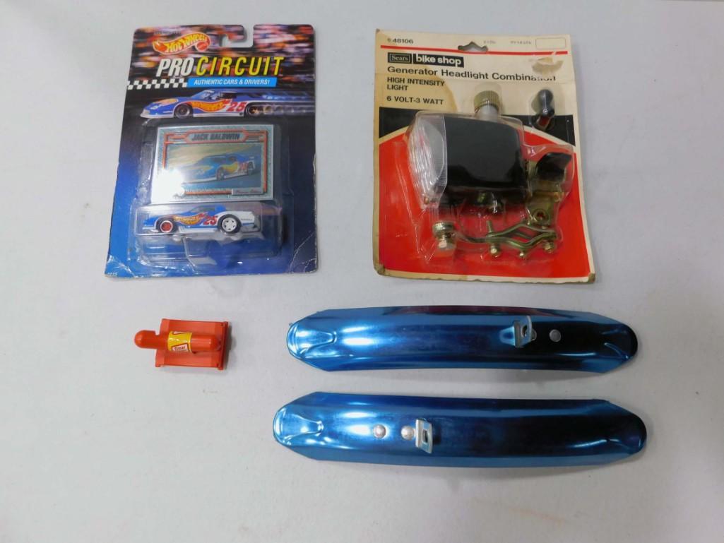 Sears Bike Generator Headlight , Hot Wheels Pro Circuit (1 of 6)