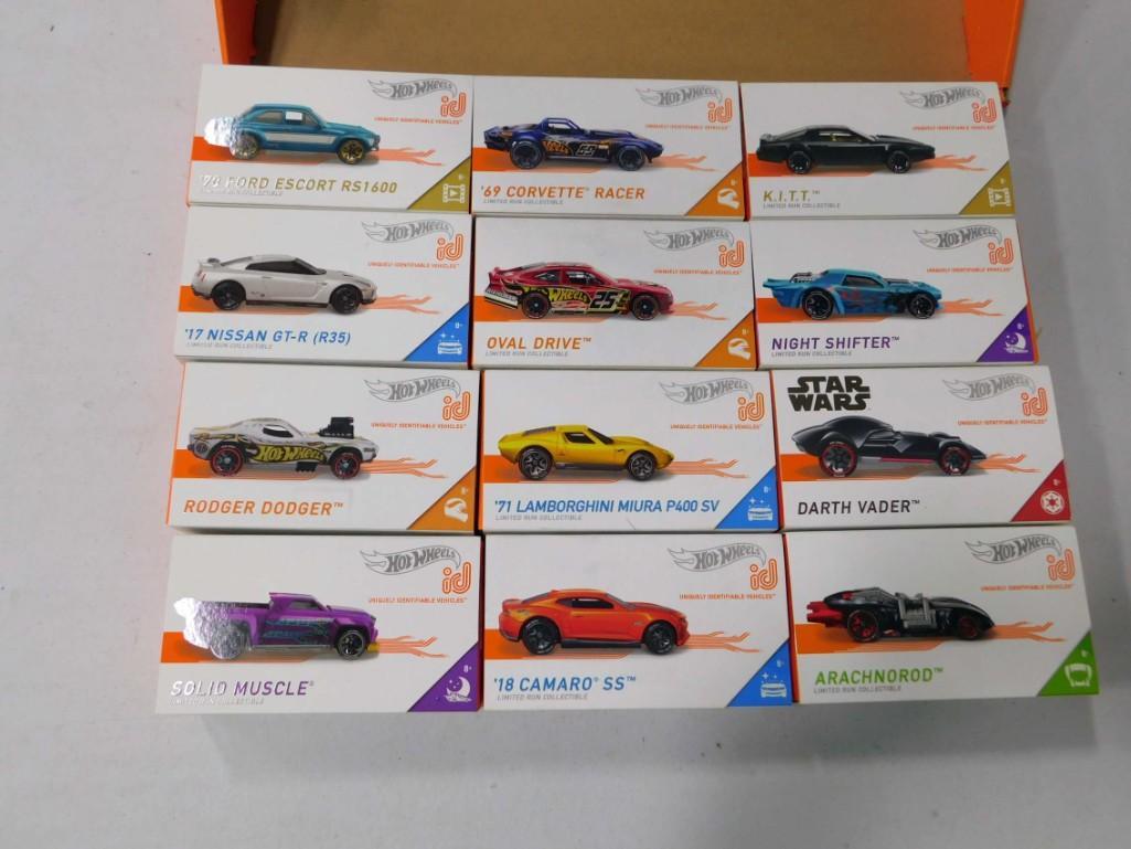 12 Hot Wheels ID Cars Incl Arachnorod , Night Shifter , (1 of 8)