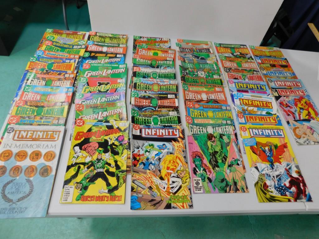 Lot of Comic Books incl Green Lantern , Infinity (1 of 4)