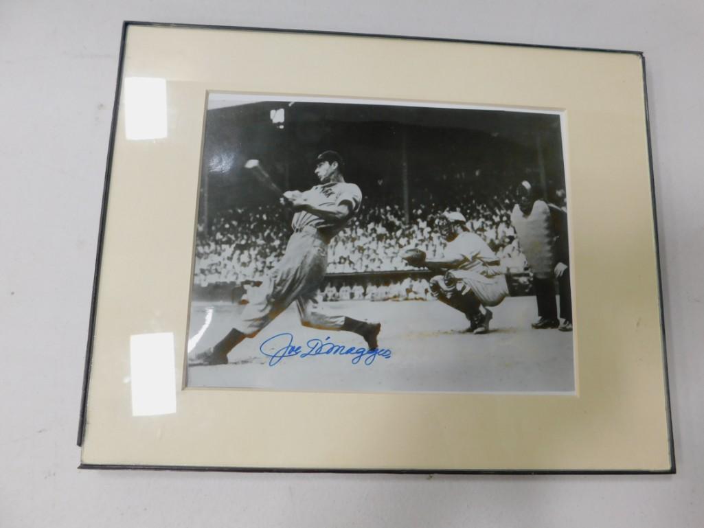 Framed Joe Dimaggio Photo Signed but NO COA (1 of 3)