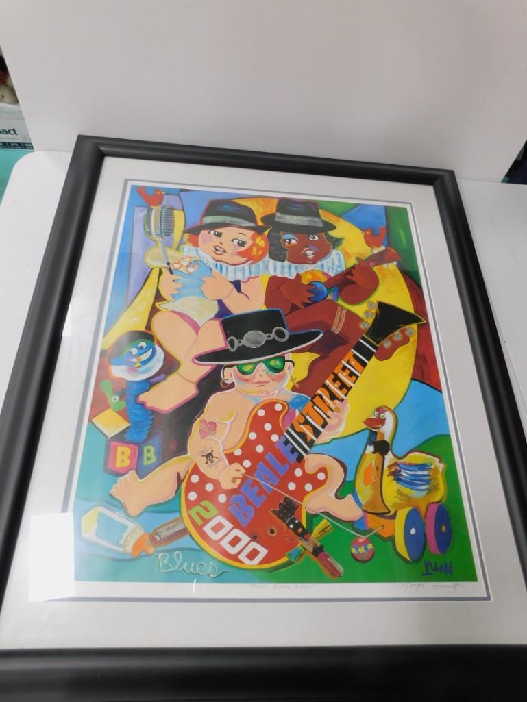 Print of Beale Street 2000 Signed George Hunt No COA (1 of 5)