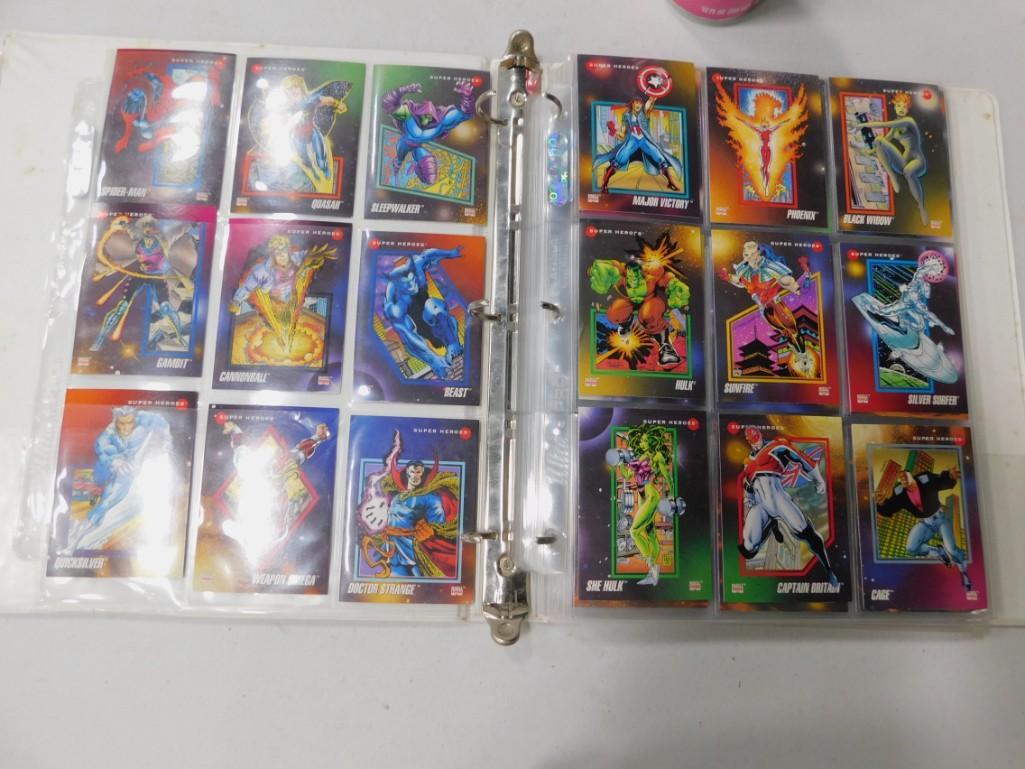 Approx 200 Marvel Trading Cards (1 of 2)