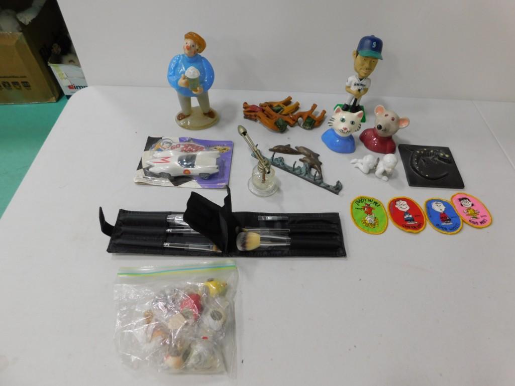 Collectibles Lot incl Art Glass Clown , Clown Beer (1 of 7)