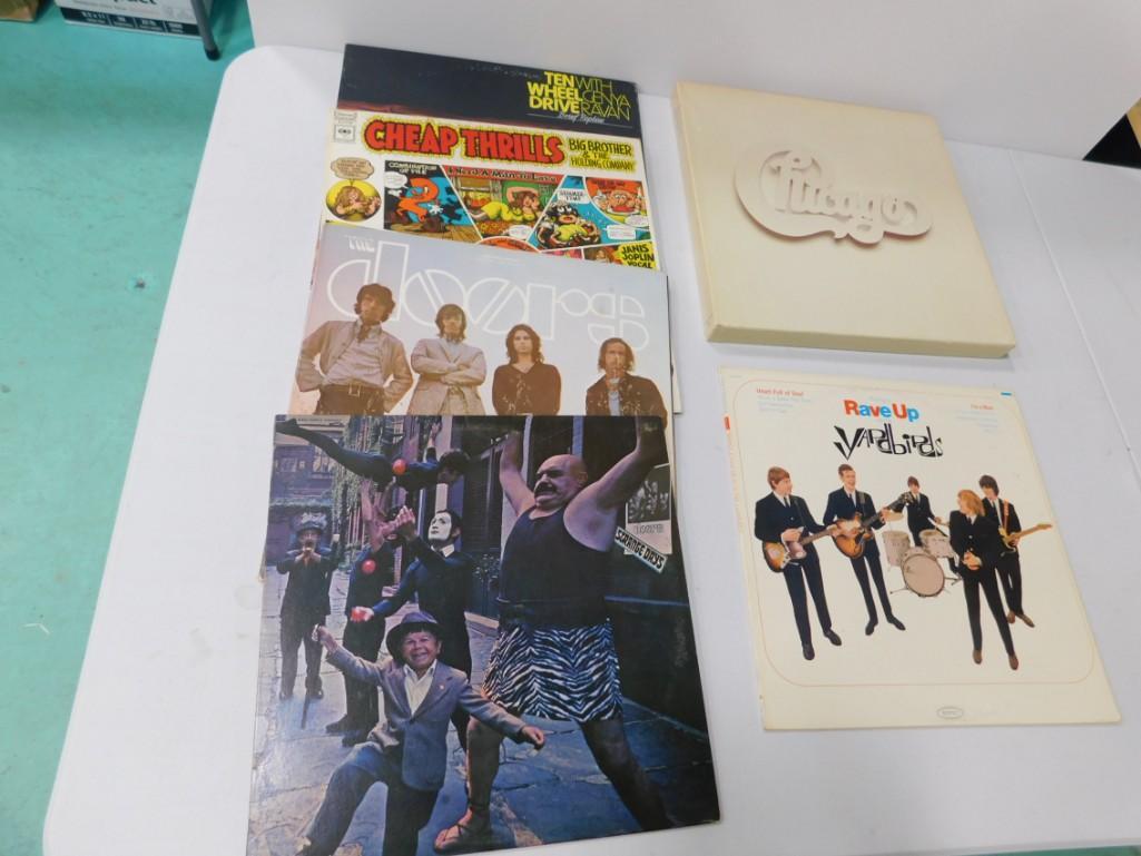 Lot of Vinyl Records incl The Doors , Yardbirds , Big (1 of 4)
