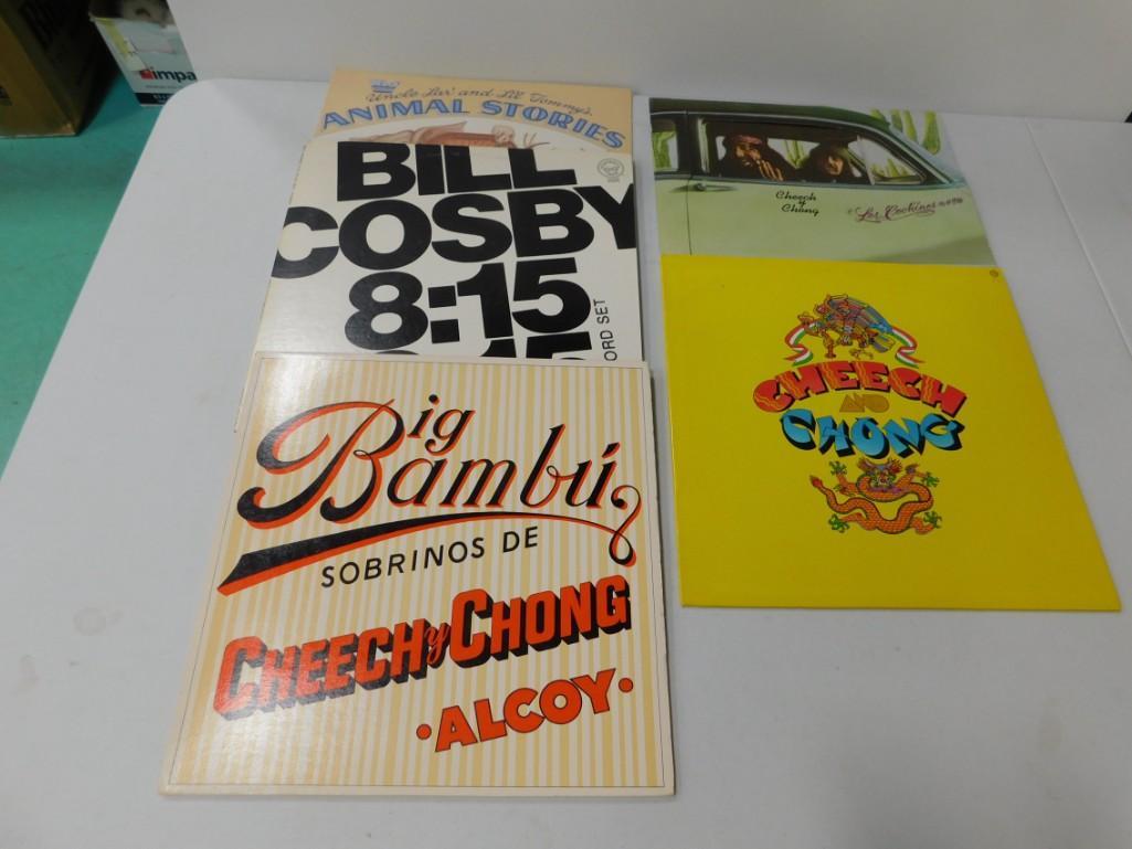 Lot of Comedy Records incl Animal Stories , Bill Cosby (1 of 3)