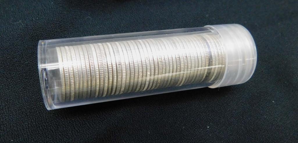 Roll of 50 Roosevelt Dimes 90% Silver All 1964 or (1 of 4)