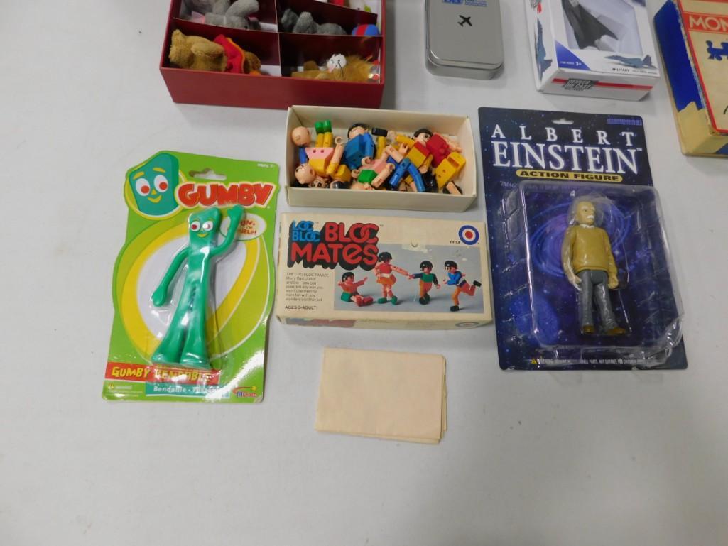 Gumby Bendy in Package , Albert Einstein Action Figure (1 of 5)