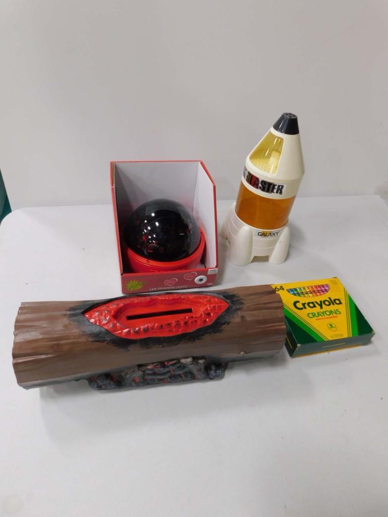 Mega Bloks Rocket Ship , The Grinch LED Shadow Lights (1 of 6)