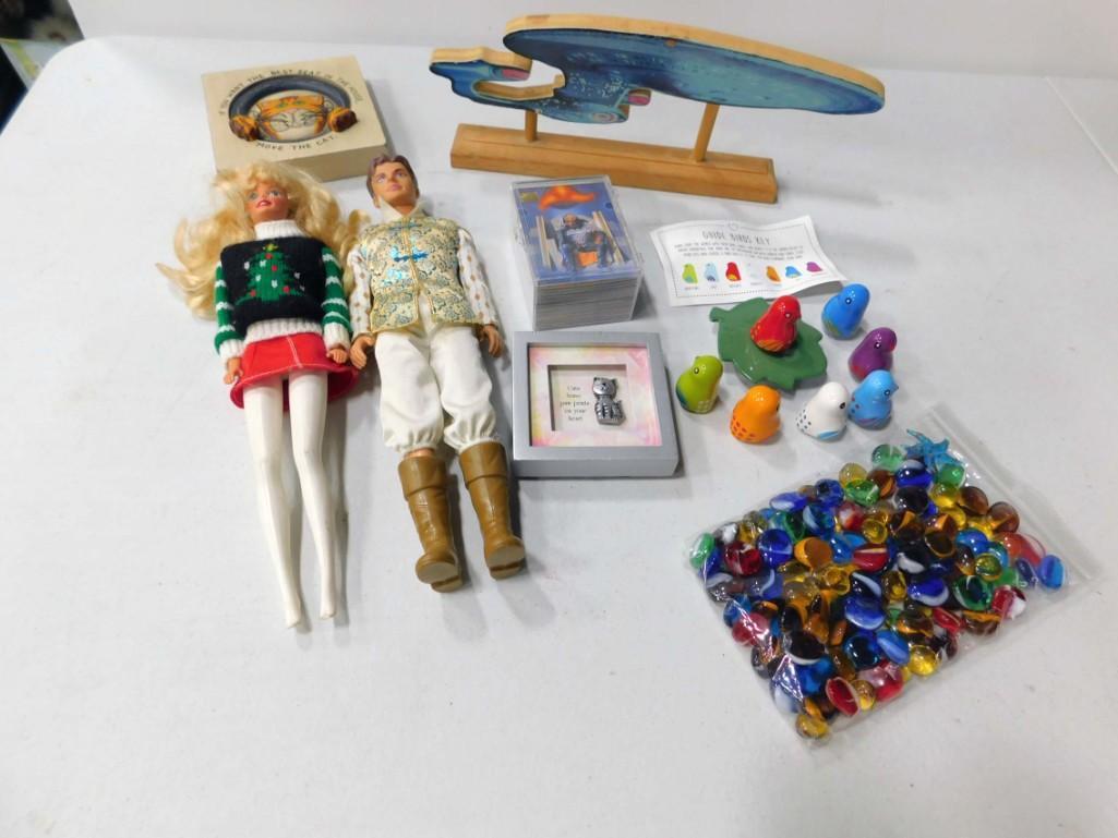 Lot of Smalls incl Cat Trinkets , Star Trek Enterprise (1 of 7)
