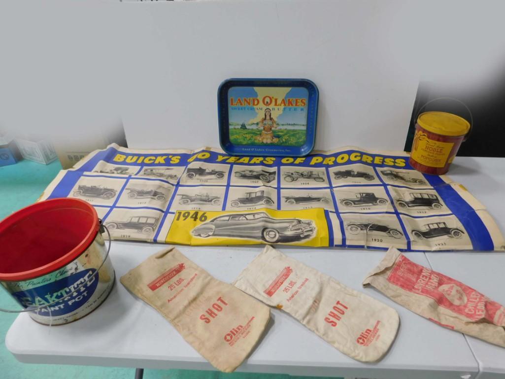 Vintage Lot incl Prewar Buick Poster Buick's 40 years (1 of 7)