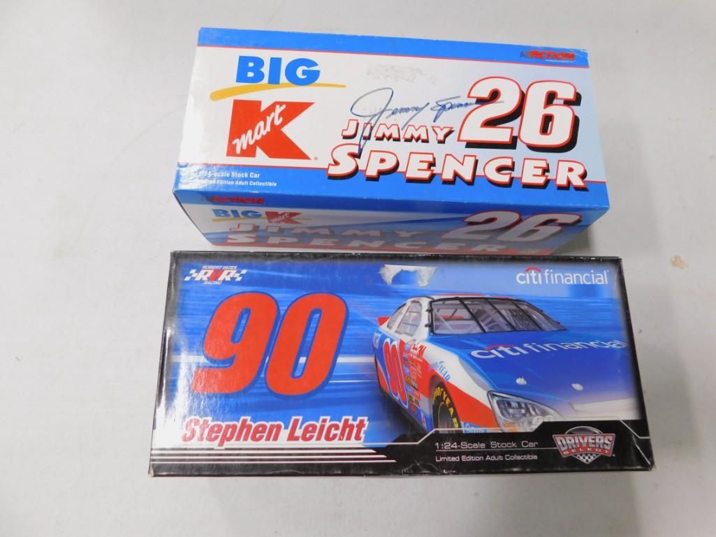 2 Nascar Die Cast Model Cars incl Steven Leicht and (1 of 1)