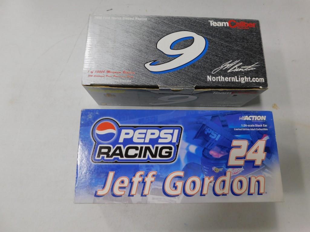 2 Nascar Die Cast Model Cars incl Jeff Burton and Jeff (1 of 2)