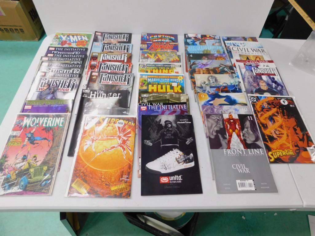 Lot of Comic Books incl Vintage Xmen , Avengers , (1 of 4)