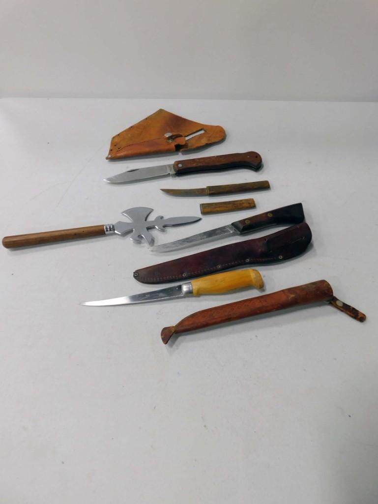 Lot of Knives incl a Large Pocket Knife , Bottle Opener (1 of 2)