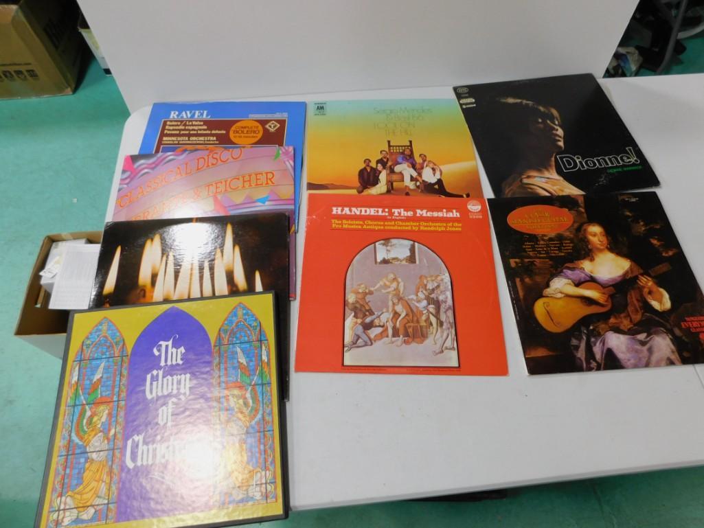 Lot of Vinyl Records incl Dionne Warwick , Sergio (1 of 4)