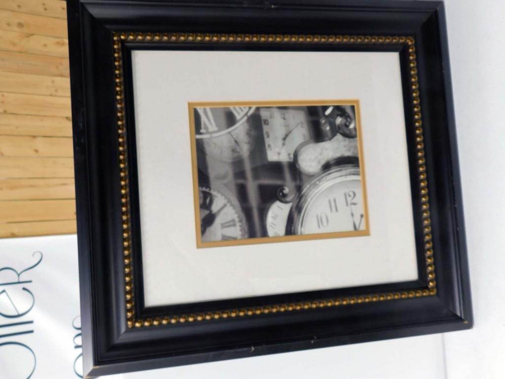 Framed Print of Clocks (1 of 1)