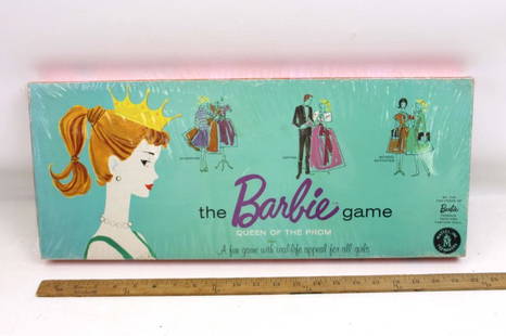 Vintage The Barbie Game Queen of the Prom Resealed and: Vintage The Barbie Game Queen of the Prom Resealed and Complete . A rare find in this condition