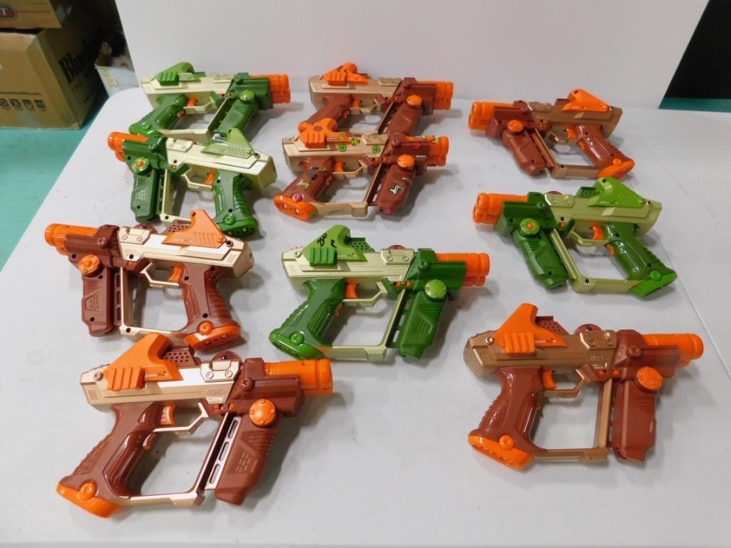 Lot of 10 Tiger Lazer Tag Guns: Lot of 10 Tiger Lazer Tag Guns Condition: untested