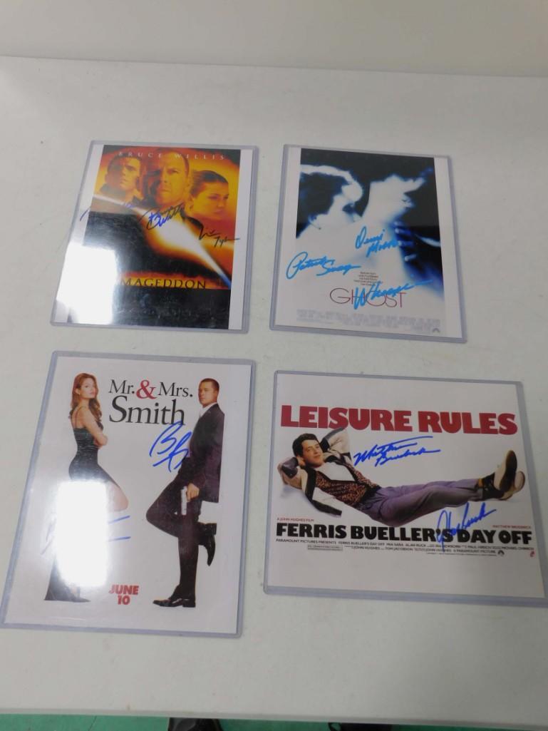 Lot of Movie Photos with Signatures but NO COAs (1 of 5)
