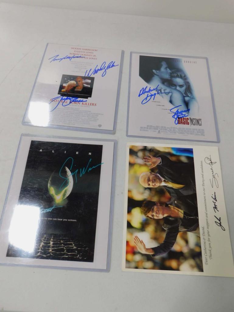 Lot of Movie Photos with Signatures but NO COAs (1 of 4)