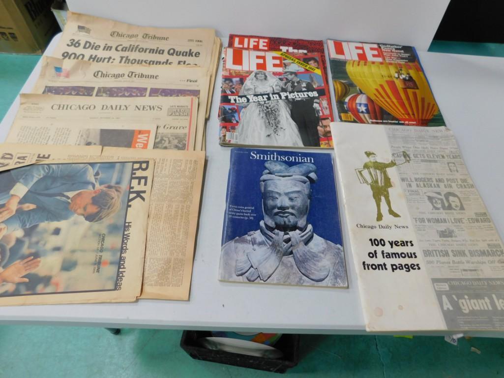 Ephemera Lot incl 3 Life Magazines , 100 years of (1 of 3)