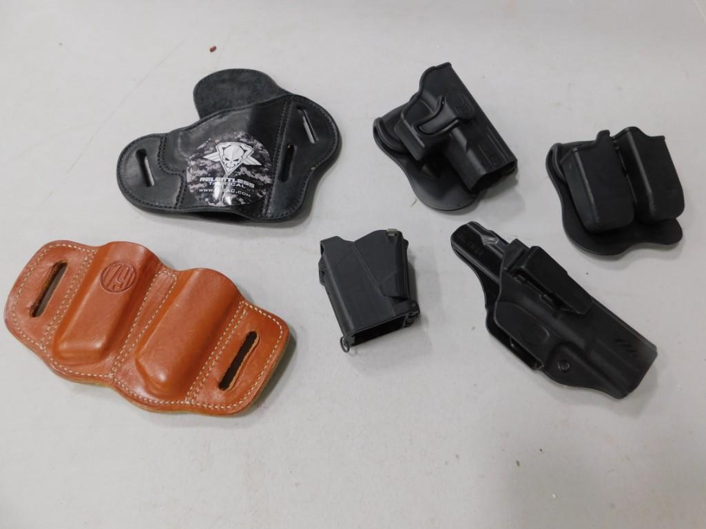 5 Holsters and an Accessory incl 2 Leather (1 of 5)