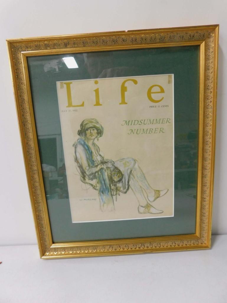 Framed Cover of Life Magazine 1922 (1 of 1)