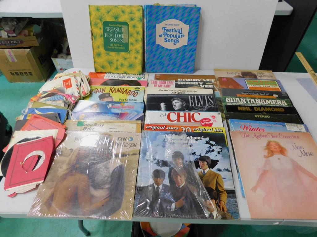 Lot of Vinyl Records incl Captain Kangaroo , Elvis (1 of 5)